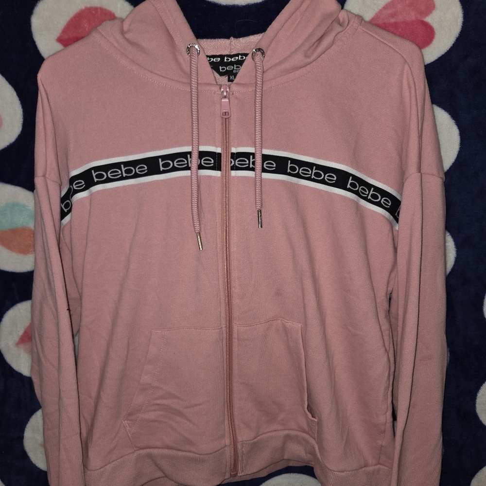 Bebe Pink Women's Hoodie Jacket